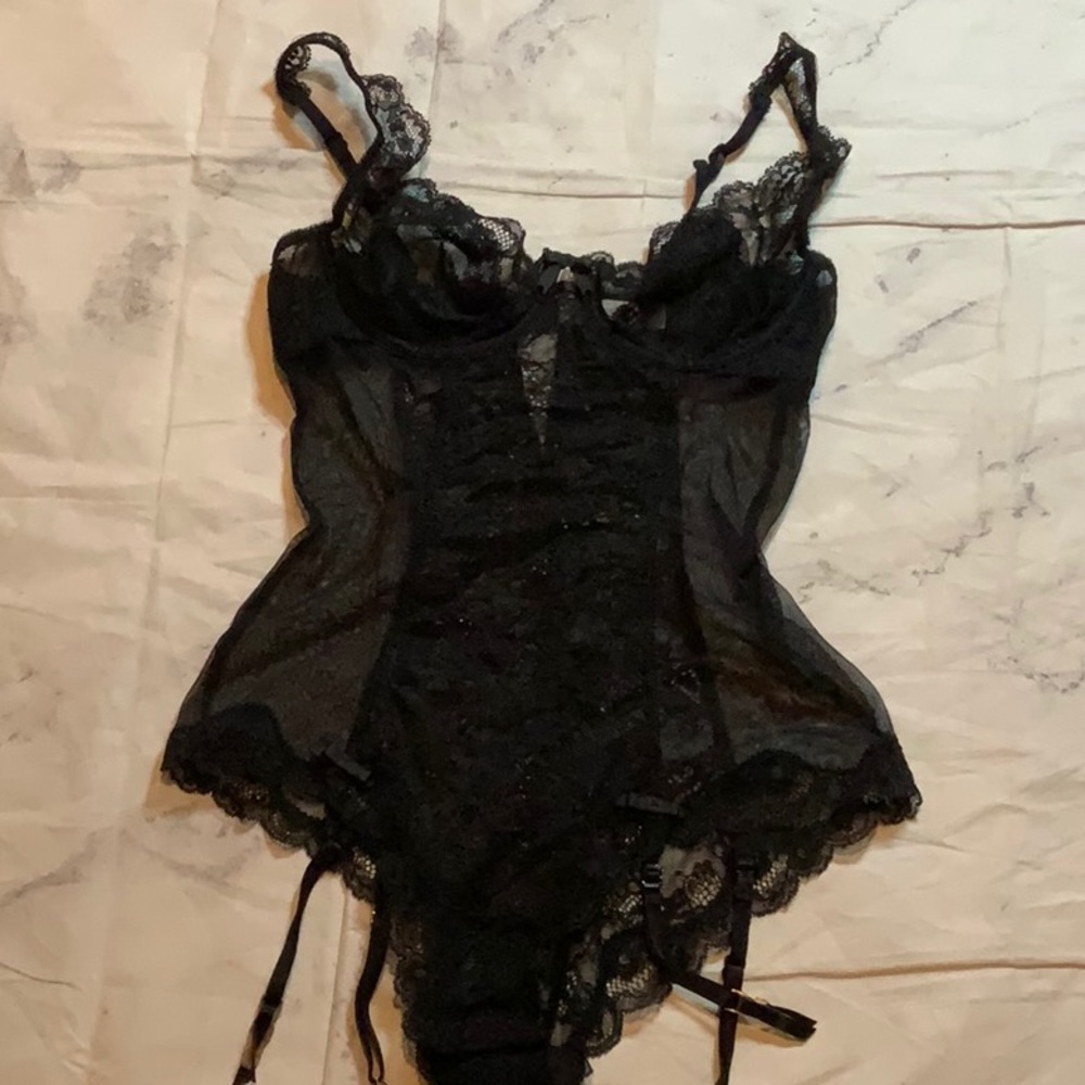 Victoria’s Secret black lace teddy